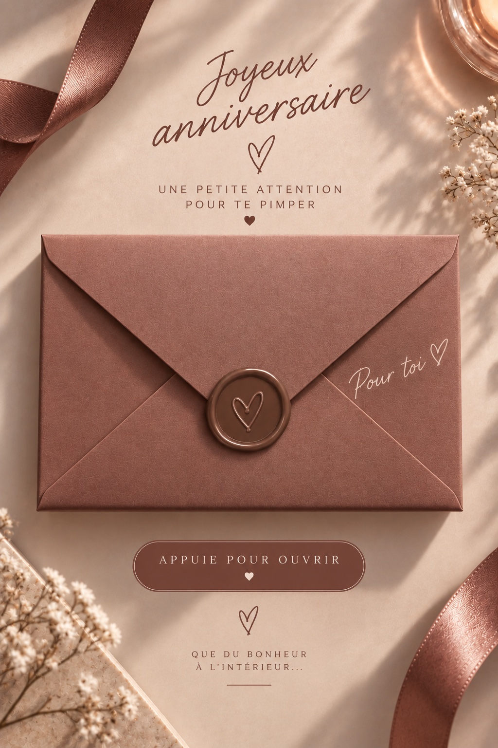 Joyeux anniversaire, appuie pour ouvrir